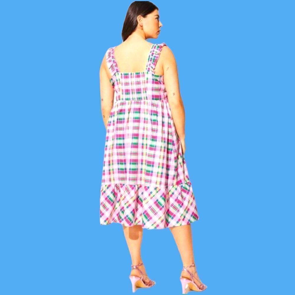 TorridāPlus Size Mini PoplināTierd Ruffle Strapādress 2X - Picture 15 of 17
